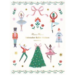 Set di 10 fogli di tatuaggi con balletto dello Schiaccianoci. n1