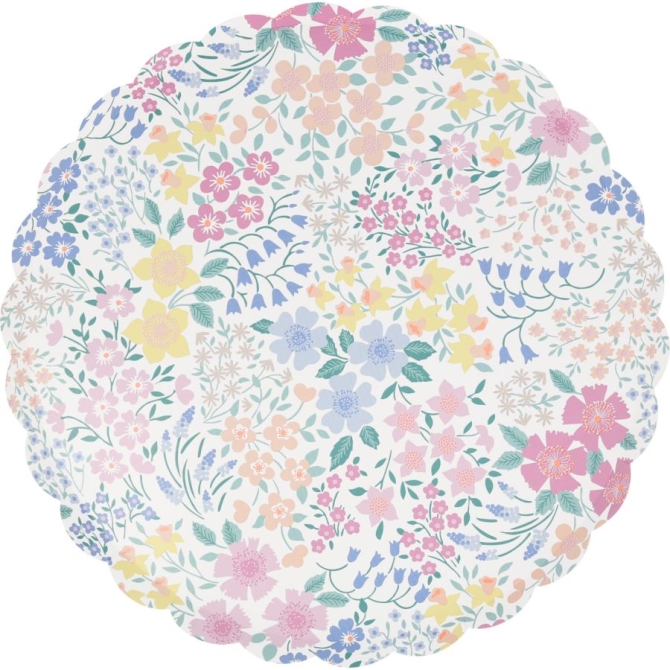 8 piatti Cottage Garden