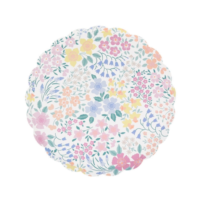 8 piccoli piatti Cottage Garden 