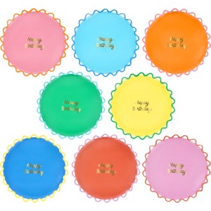 8 piccoli piatti Wiggle Edge