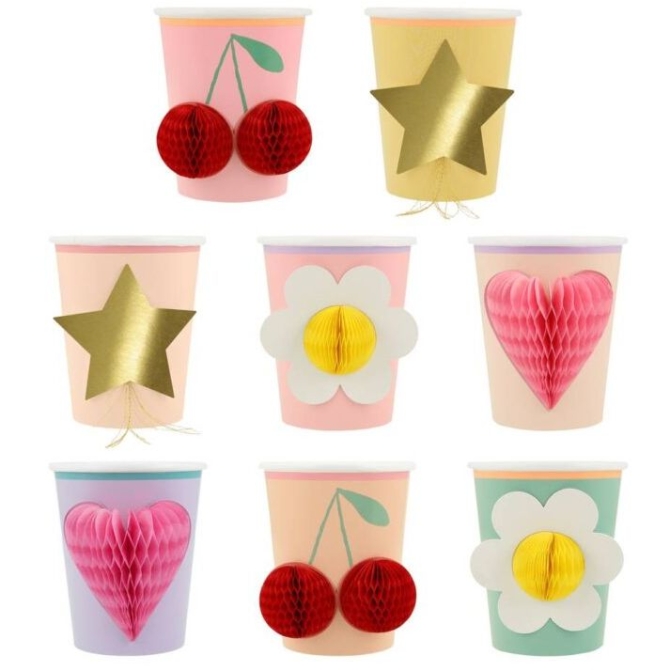 8 bicchieri Icons 