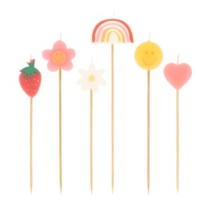 6 candele Happy Icons