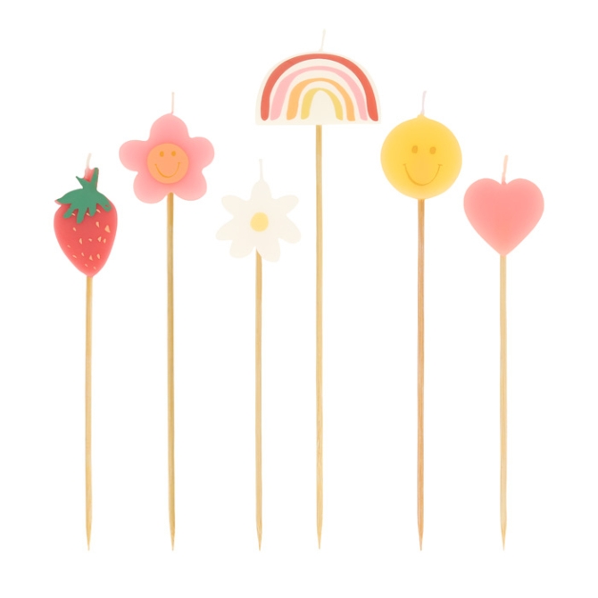 6 candele Happy Icons 