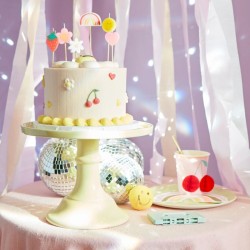 6 candele Happy Icons. n�3