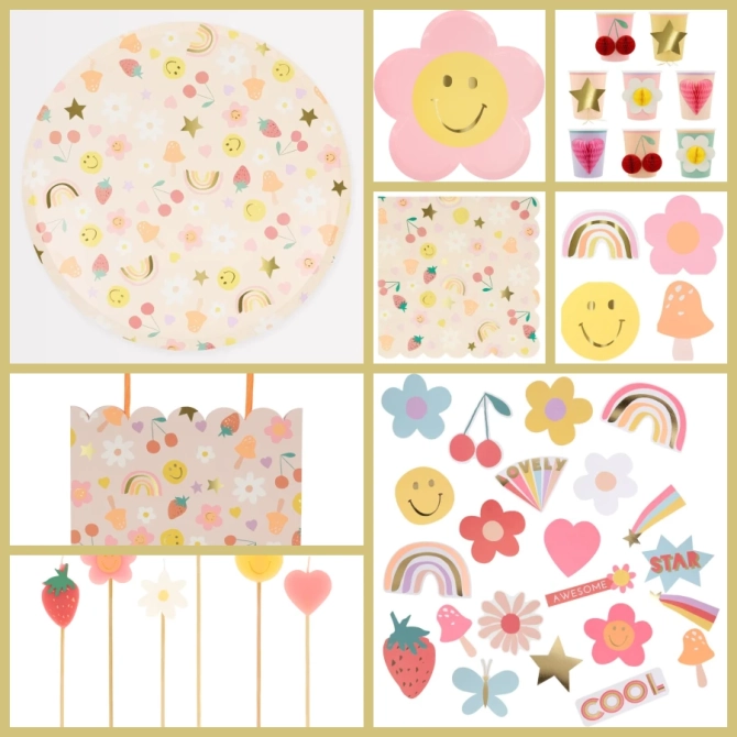 Maxi scatola festa Happy Icons 