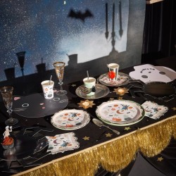 8 piatti patchwork di Halloween. n°3