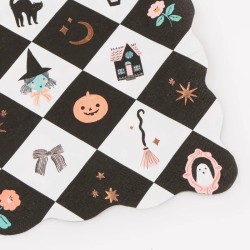 16 tovaglioli patchwork di Halloween. n�1