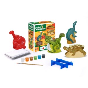 Kit creativo 3 stampi Mondo dei Dinosauri - Mako Moulages