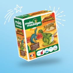 Kit creativo 3 stampi Mondo dei Dinosauri - Mako Moulages. n°2
