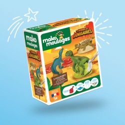 Kit creativo 3 stampi Mondo dei Dinosauri - Mako Moulages. n2