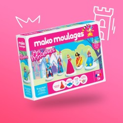 Kit creativo 5 stampi Le mie principesse - Mako Moulages. n4