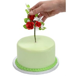 6 supporti per fiori da infilare nelle torte. n3