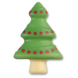 4 alberi di Natale (5, 2 cm) - Cioccolato bianco. n1