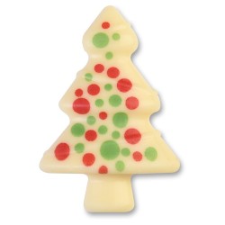 4 alberi di Natale (5, 2 cm) - Cioccolato bianco. n2