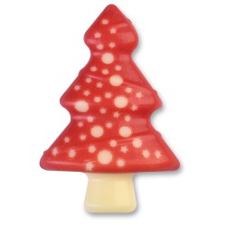 4 alberi di Natale (5, 2 cm) - Cioccolato bianco. n3