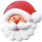 4 Mini Decorazioni Babbo Natale (2,5 cm) di Zucchero images:#2