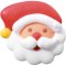 4 Mini Decorazioni Babbo Natale (2,5 cm) di Zucchero images:#3
