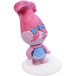 Statuetta 3D Poppy Trolls (6 cm) - Pasta di zucchero. n1