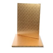 1 teglia per torta rettangolare oro (40 cm)
