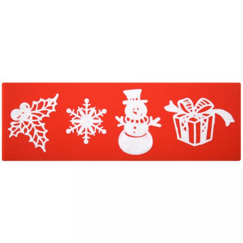 Stampo per Stampe Motivo di Natale (20 cm) - Silicone 