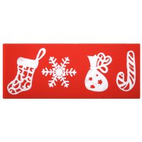 Stampo per Stampe Motivo di Natale Pizzo (15 cm) - Silicone