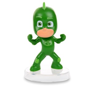 Glugluglu Pajamasques Figurine Verde (6,5 cm) - Base removibile