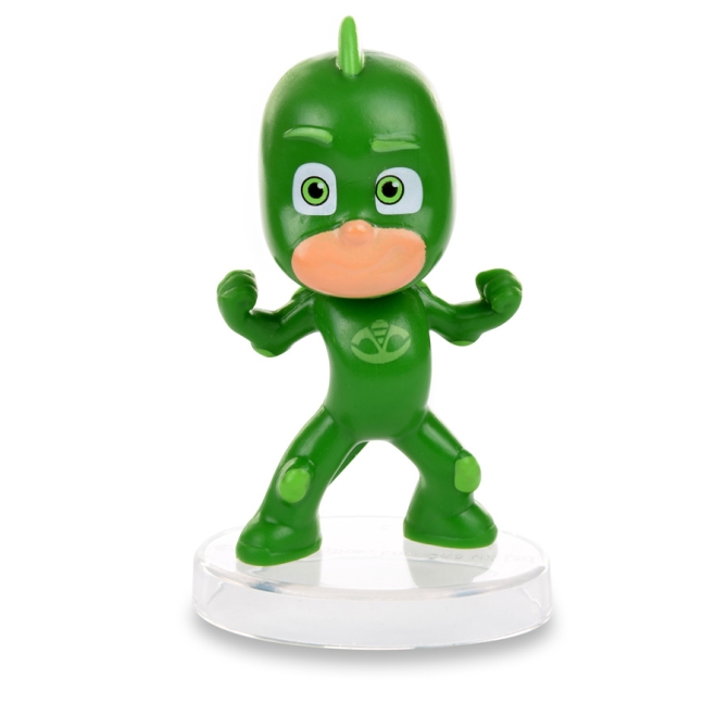 Glugluglu Pajamasques Figurine Verde (6, 5 cm) - Base removibile 