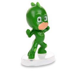 Glugluglu Pajamasques Figurine Verde (6, 5 cm) - Base removibile. n1