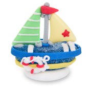 1 Barca a vela 3D (5 cm) - Zucchero gelificato