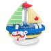 1 Barca a vela 3D (5 cm) - Zucchero gelificato. n°1