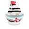 1 Barca a vela 3D (5 cm) - Zucchero gelificato images:#4