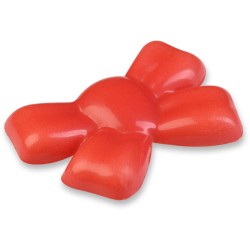 Assortimento di 4 fiocchi curvi - Cioccolato bianco. n7