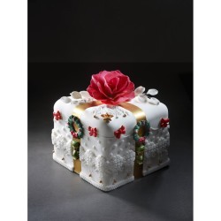 Assortimento di 4 fiocchi curvi - Cioccolato bianco. n9