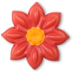 4 Rose di Natale al cioccolato bianco - Ø 3, 4 cm. n°2