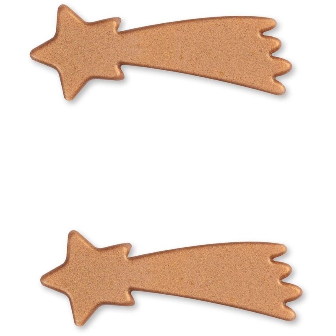 2 Comete Oro Cioccolato Bianco 7 cm 