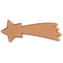 2 Comete Oro Cioccolato Bianco 7 cm. n1