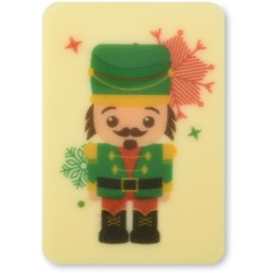 4 placchette Schiaccianoci di cioccolato bianco - 5 cm. n2