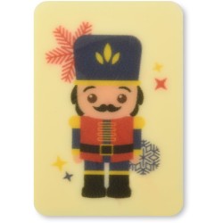 4 placchette Schiaccianoci di cioccolato bianco - 5 cm. n3