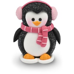 1 simpatico pinguino di zucchero 3D - 6, 5 cm. n°4