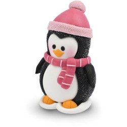 1 simpatico pinguino di zucchero 3D - 6, 5 cm. n°8