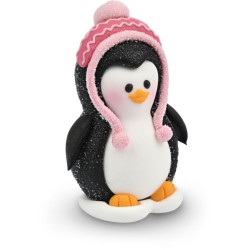 1 simpatico pinguino di zucchero 3D - 6, 5 cm. n°9