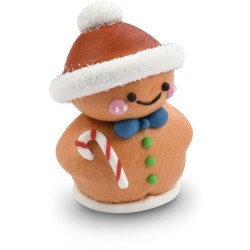 1 Omino di pan di zenzero 3D in zucchero - 5 cm. n°6