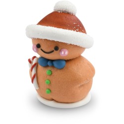 1 Omino di pan di zenzero 3D in zucchero - 5 cm. n°7