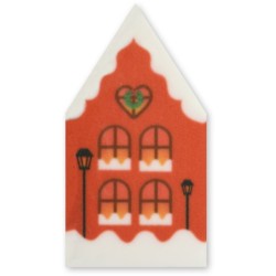 Assortimento di 3 case scandinave Ø 5 cm - Zucchero. n°2