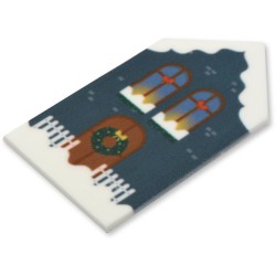 Assortimento di 3 case scandinave Ø 5 cm - Zucchero. n°5