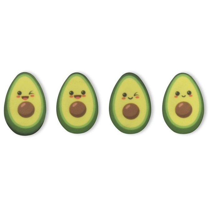 4 Avocado 2D � Cioccolato Bianco 