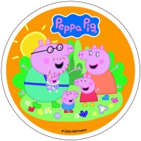 Disco di wafer di Peppa Pig da 21 cm