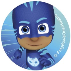 12 adesivi per biscotti PJ Masks (5, 8 cm) - Zucchero. n3