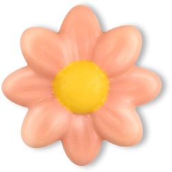 Assortimento di 3 Fiori -  3, 5 cm - Cioccolato bianco. n4