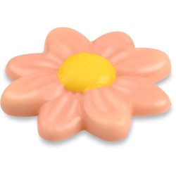 Assortimento di 3 Fiori -  3, 5 cm - Cioccolato bianco. n5